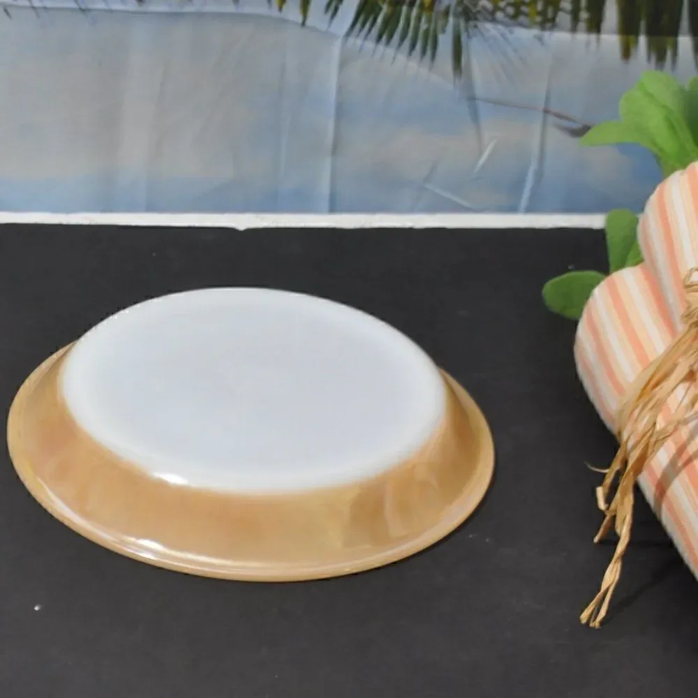 Fire King Vintage Peach Luster 9